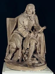 Pierre Corneille (1606-84) sitzend